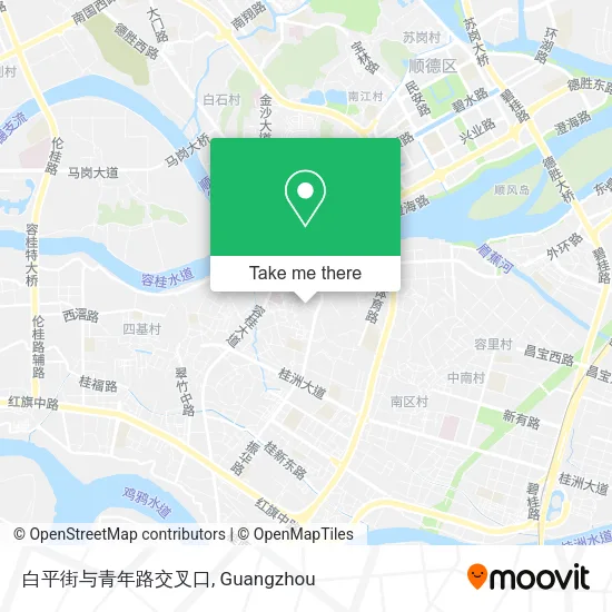白平街与青年路交叉口 map