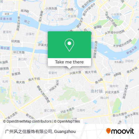 广州风之信服饰有限公司 map