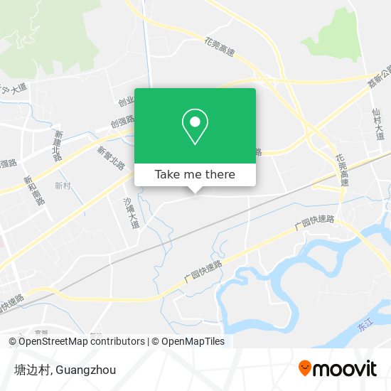 塘边村 map