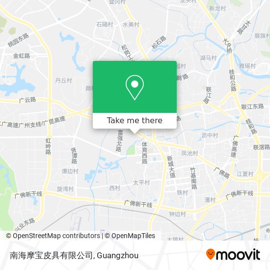 南海摩宝皮具有限公司 map