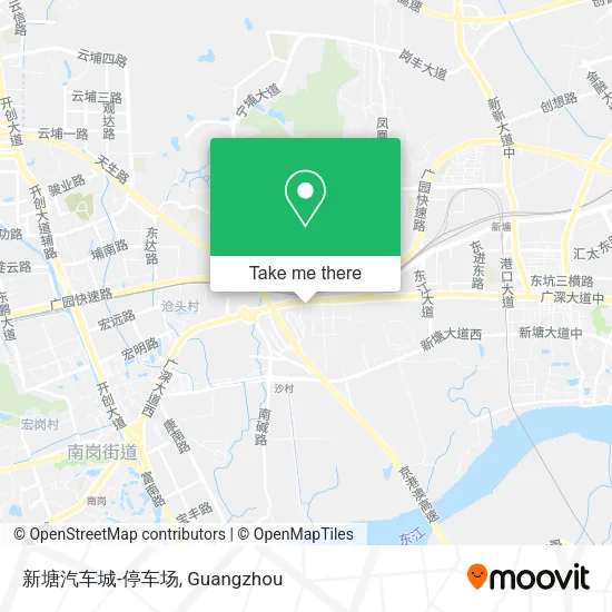 新塘汽车城-停车场 map