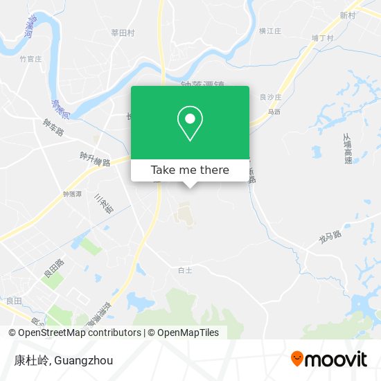 康杜岭 map