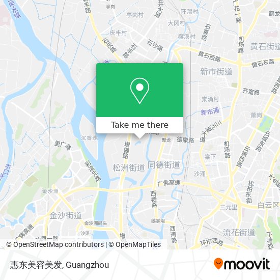 惠东美容美发 map