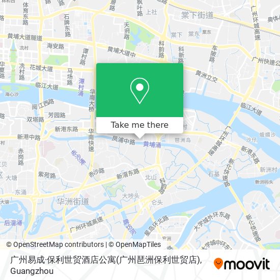 广州易成·保利世贸酒店公寓(广州琶洲保利世贸店) map