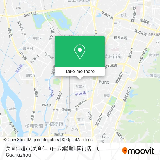 美宜佳超市(美宜佳（白云棠涌佳园街店）) map
