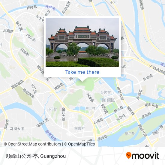 顺峰山公园-亭 map