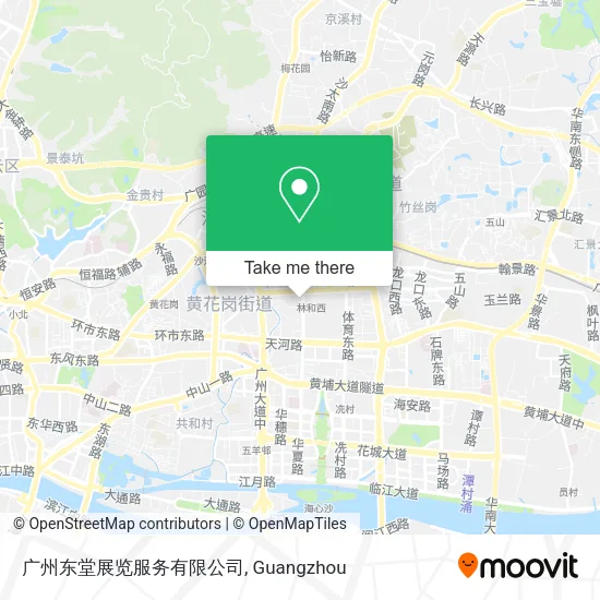 广州东堂展览服务有限公司 map