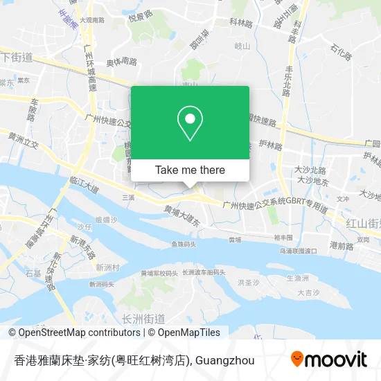 香港雅蘭床垫·家纺(粤旺红树湾店) map