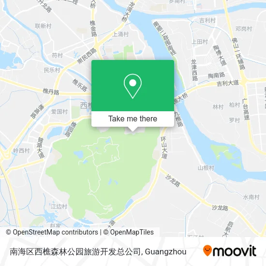 南海区西樵森林公园旅游开发总公司 map