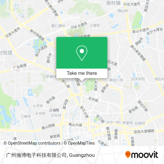 广州瀚博电子科技有限公司 map