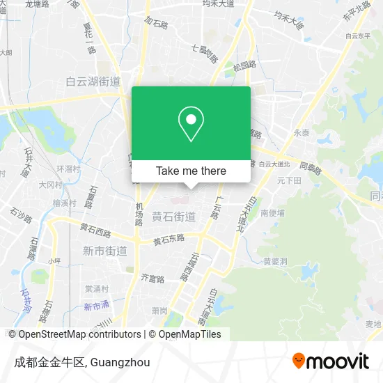 成都金金牛区 map