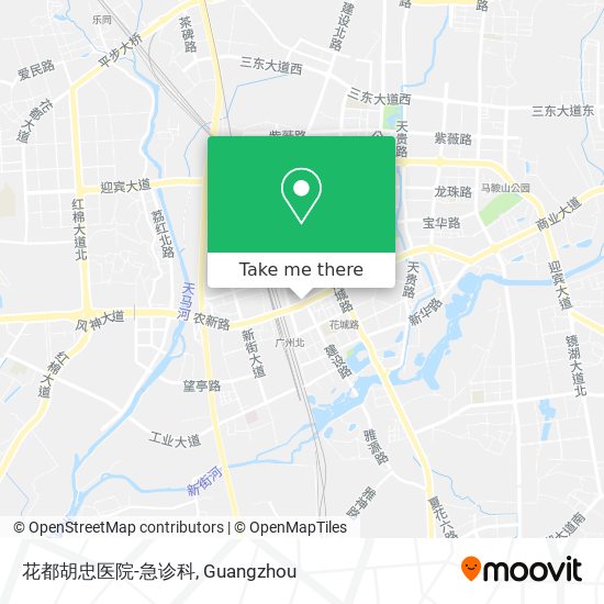 花都胡忠医院-急诊科 map