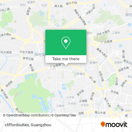 cliffordsuites map