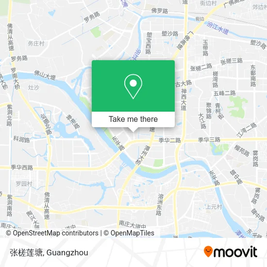 张槎莲塘 map
