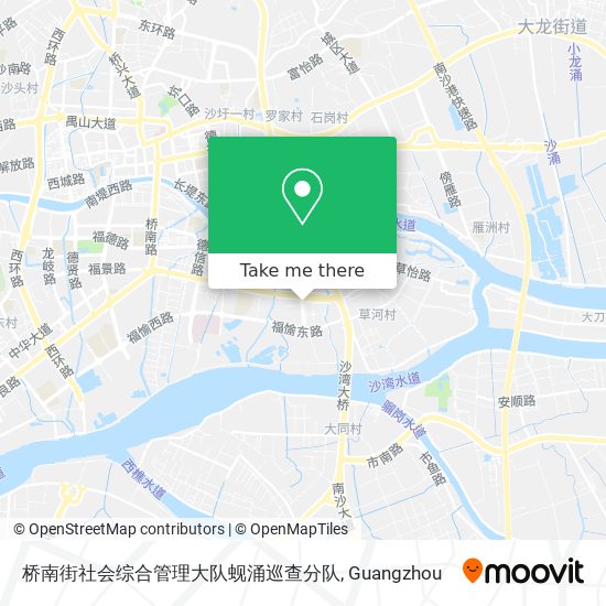 桥南街社会综合管理大队蚬涌巡查分队 map