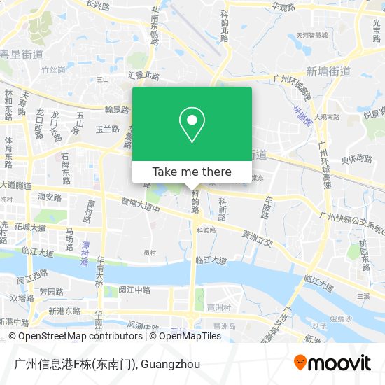 广州信息港F栋(东南门) map