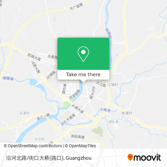 沿河北路/街口大桥(路口) map
