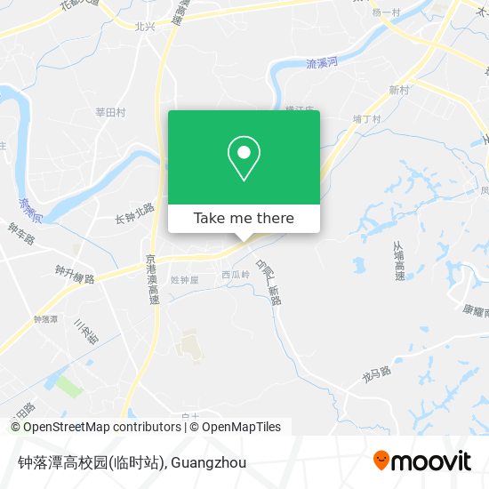 钟落潭高校园(临时站) map