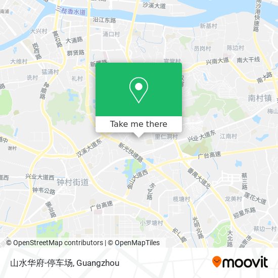 山水华府-停车场 map