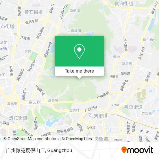 广州微苑度假山庄 map