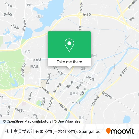 佛山家美学设计有限公司(三水分公司) map
