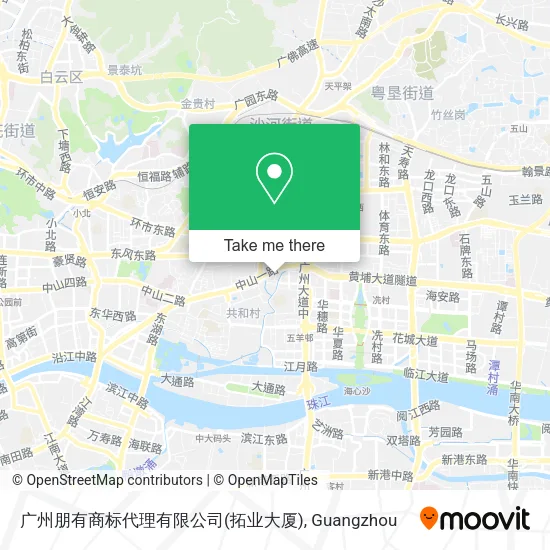 广州朋有商标代理有限公司(拓业大厦) map