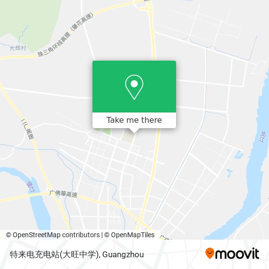 特来电充电站(大旺中学) map