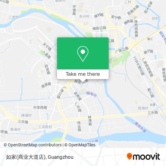如家(商业大道店) map