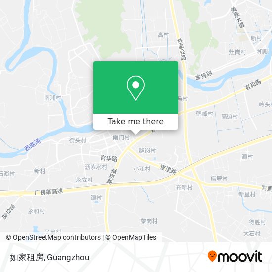 如家租房 map