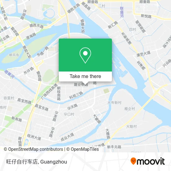 旺仔自行车店 map