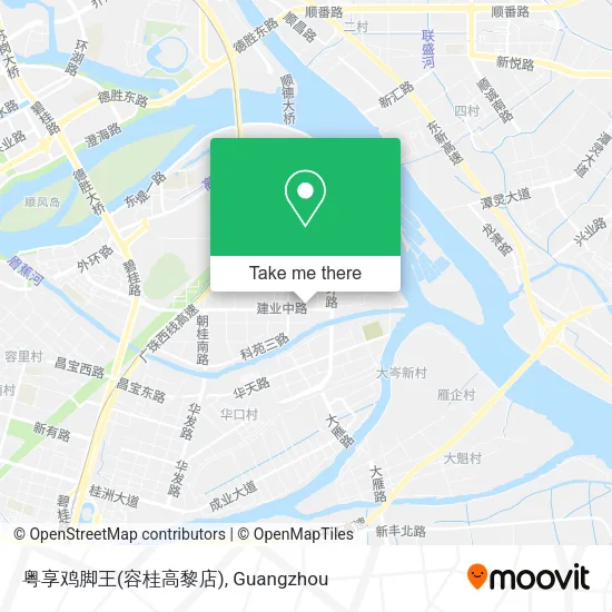 粤享鸡脚王(容桂高黎店) map