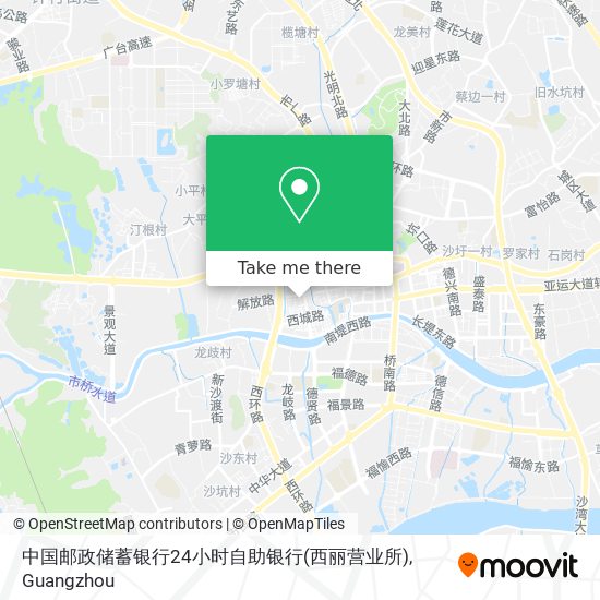 中国邮政储蓄银行24小时自助银行(西丽营业所) map