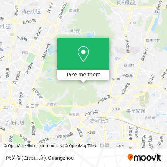 绿茵阁(白云山店) map