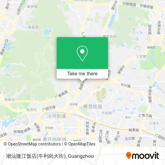 潮汕隆江饭店(牛利岗大街) map