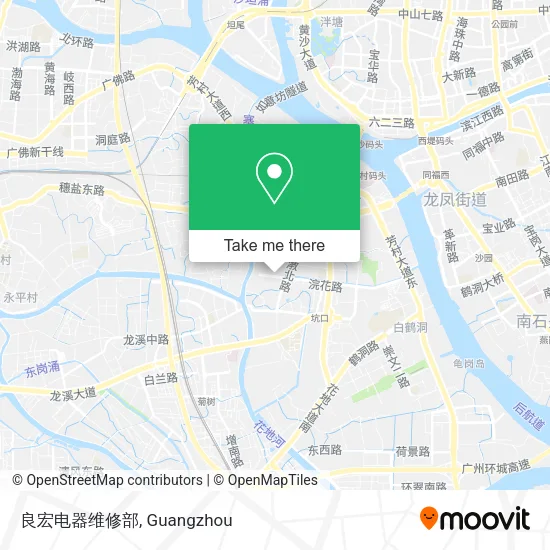 良宏电器维修部 map