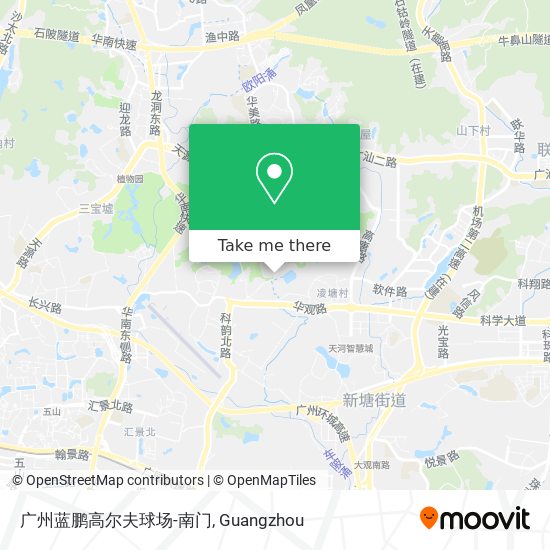 广州蓝鹏高尔夫球场-南门 map