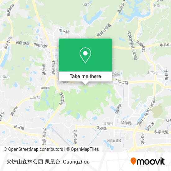 火炉山森林公园-凤凰台 map