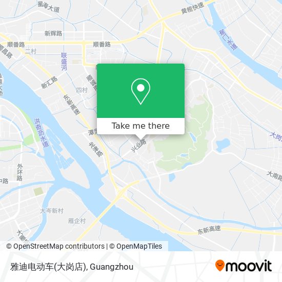 雅迪电动车(大岗店) map
