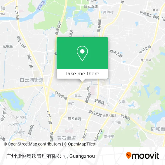 广州诚悦餐饮管理有限公司 map