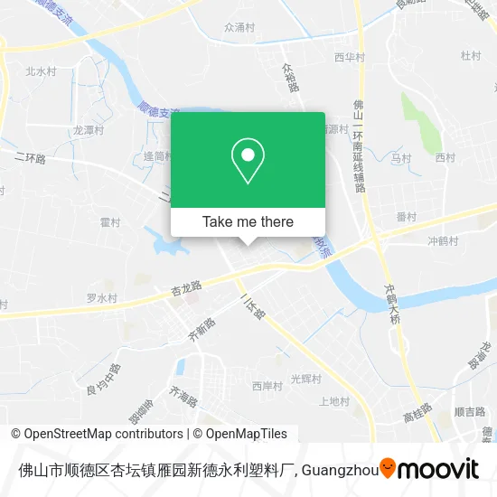 佛山市顺德区杏坛镇雁园新德永利塑料厂 map