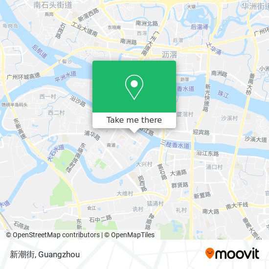 新潮街 map