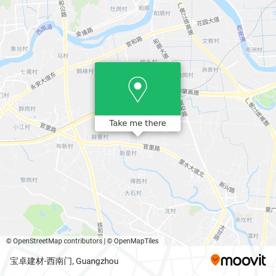 宝卓建材-西南门 map