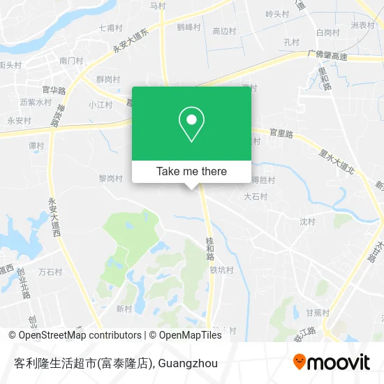 客利隆生活超市(富泰隆店) map
