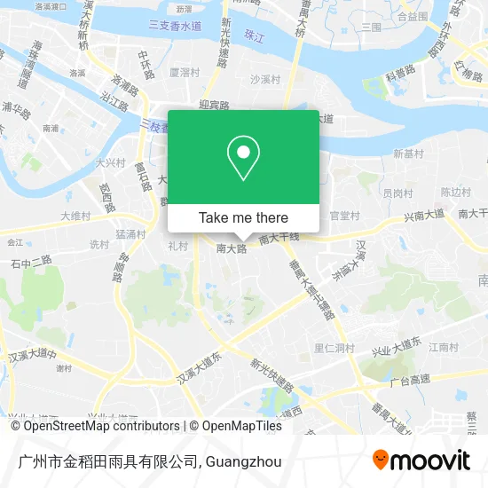 广州市金稻田雨具有限公司 map