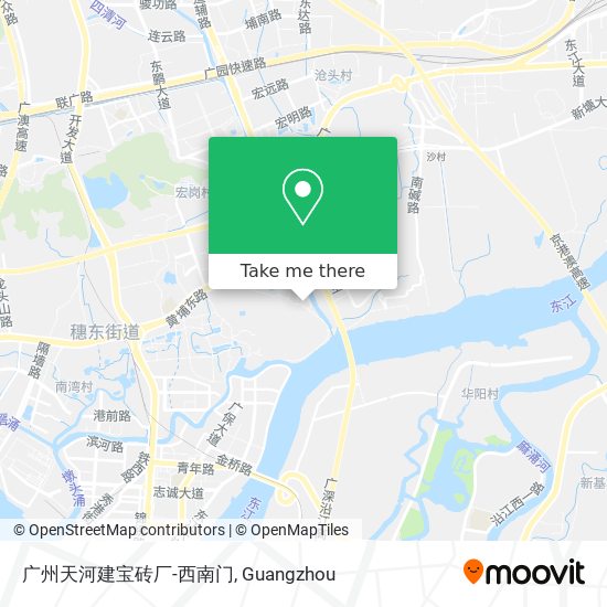 广州天河建宝砖厂-西南门 map