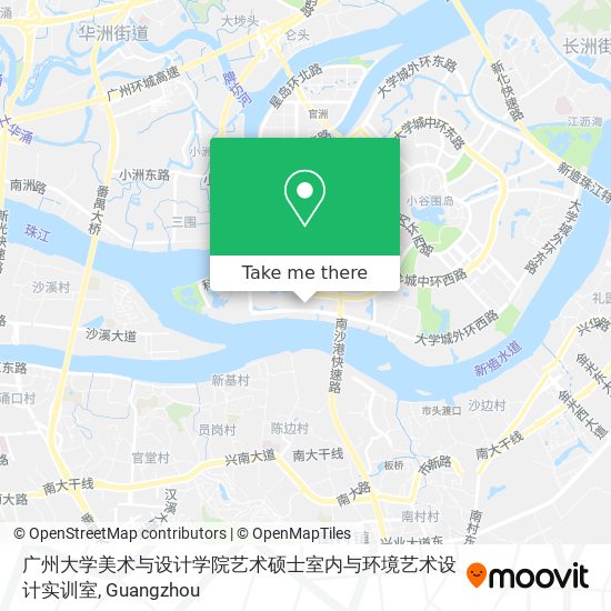 广州大学美术与设计学院艺术硕士室内与环境艺术设计实训室 map