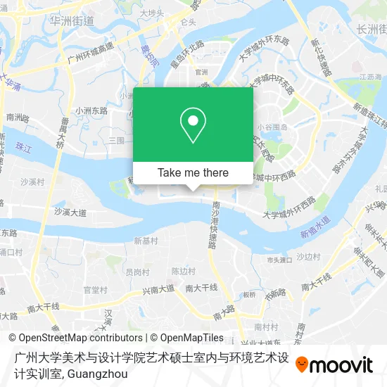 广州大学美术与设计学院艺术硕士室内与环境艺术设计实训室 map