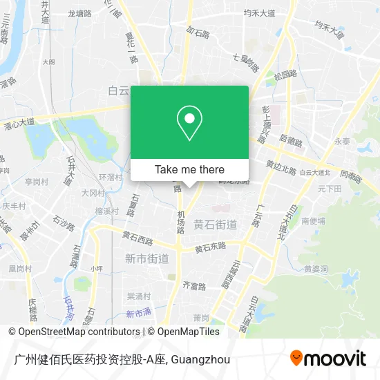 广州健佰氏医药投资控股-A座 map