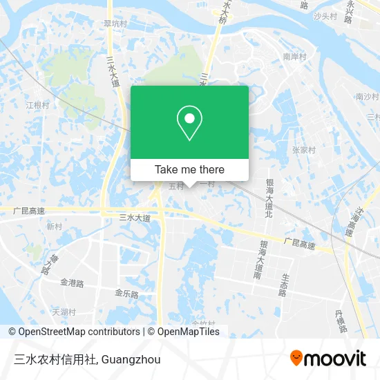 三水农村信用社 map