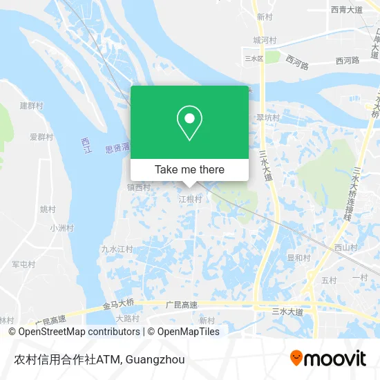 农村信用合作社ATM map